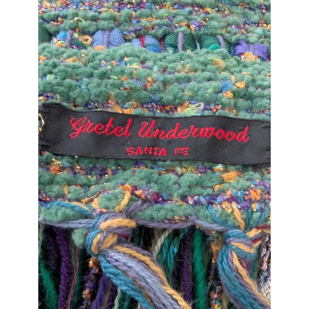 Gretel Underwood Handwoven Serape Stripe Throw Size 23